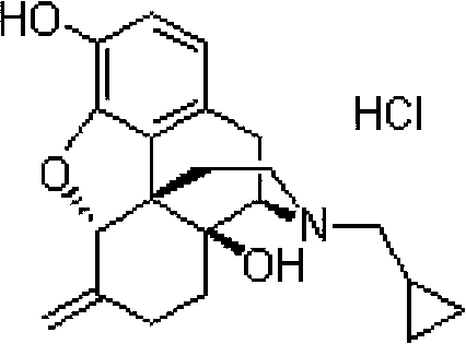 Nalmefene hydrochloride pharmaceutical composition for injection