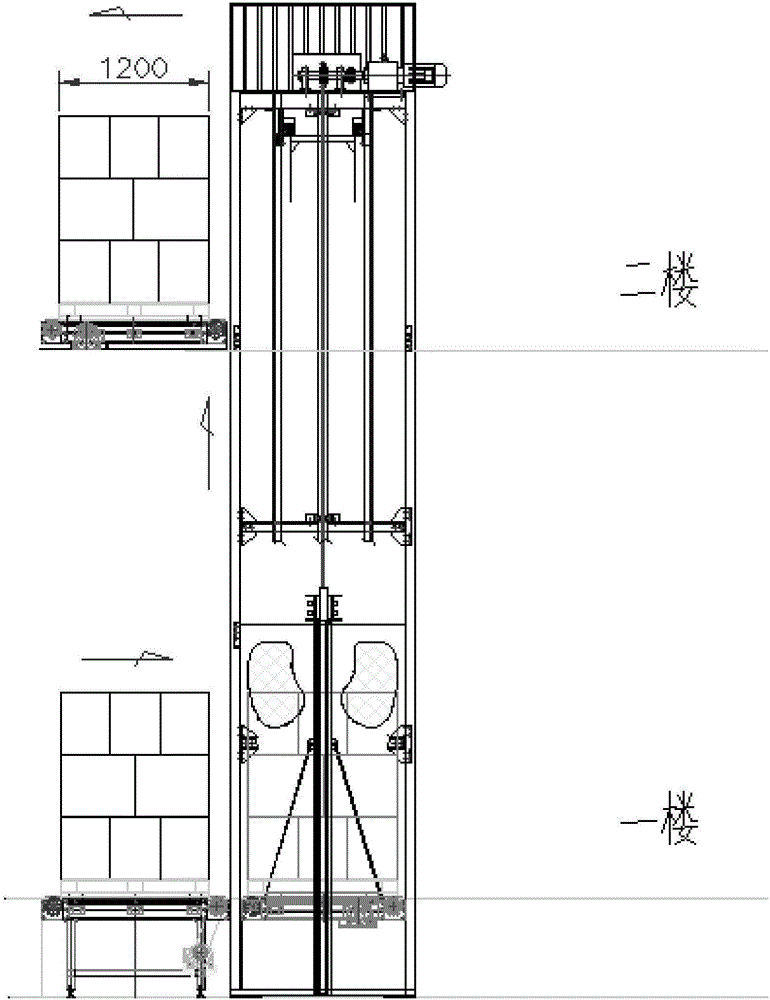 Multilayer continuous elevator