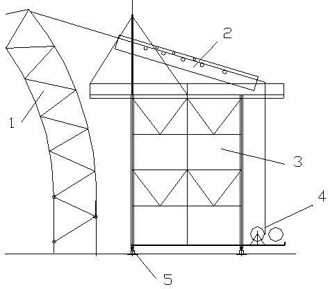 Method for mounting large arched roof panels