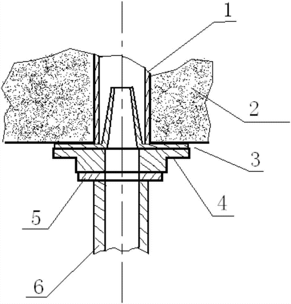 Tunnel trolley auxiliary grouting device and process