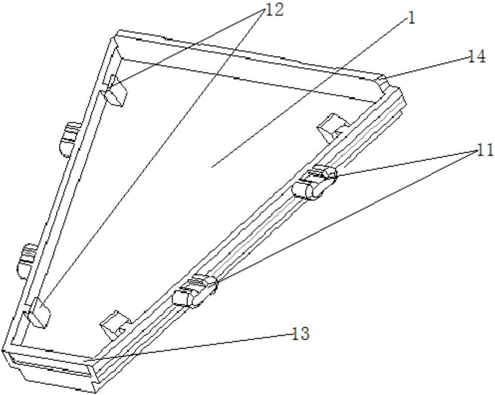 Combined type HUD (Head Up Display) back light device