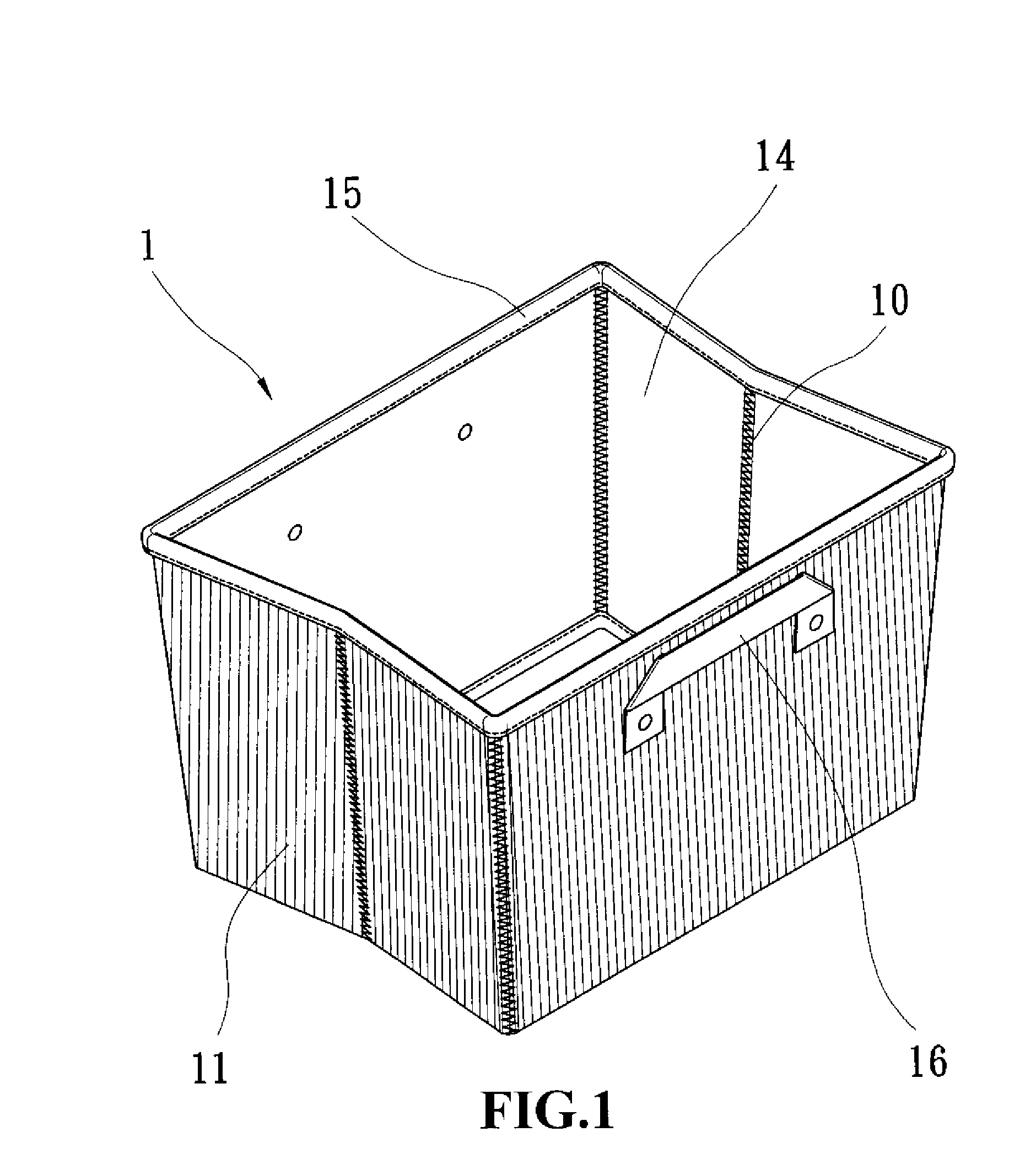 Structure of box