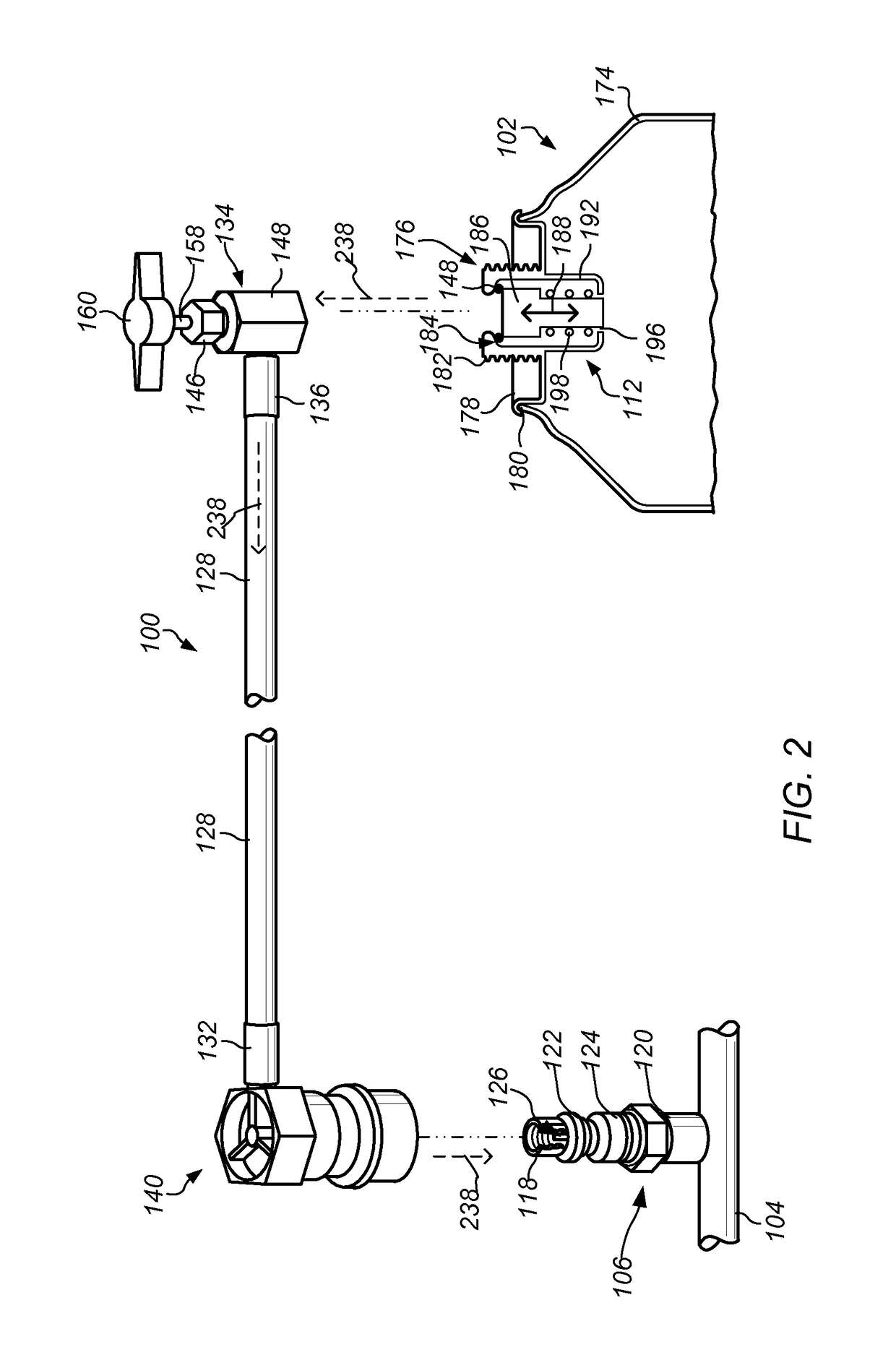 Refrigerant charging assemblies and methods of use