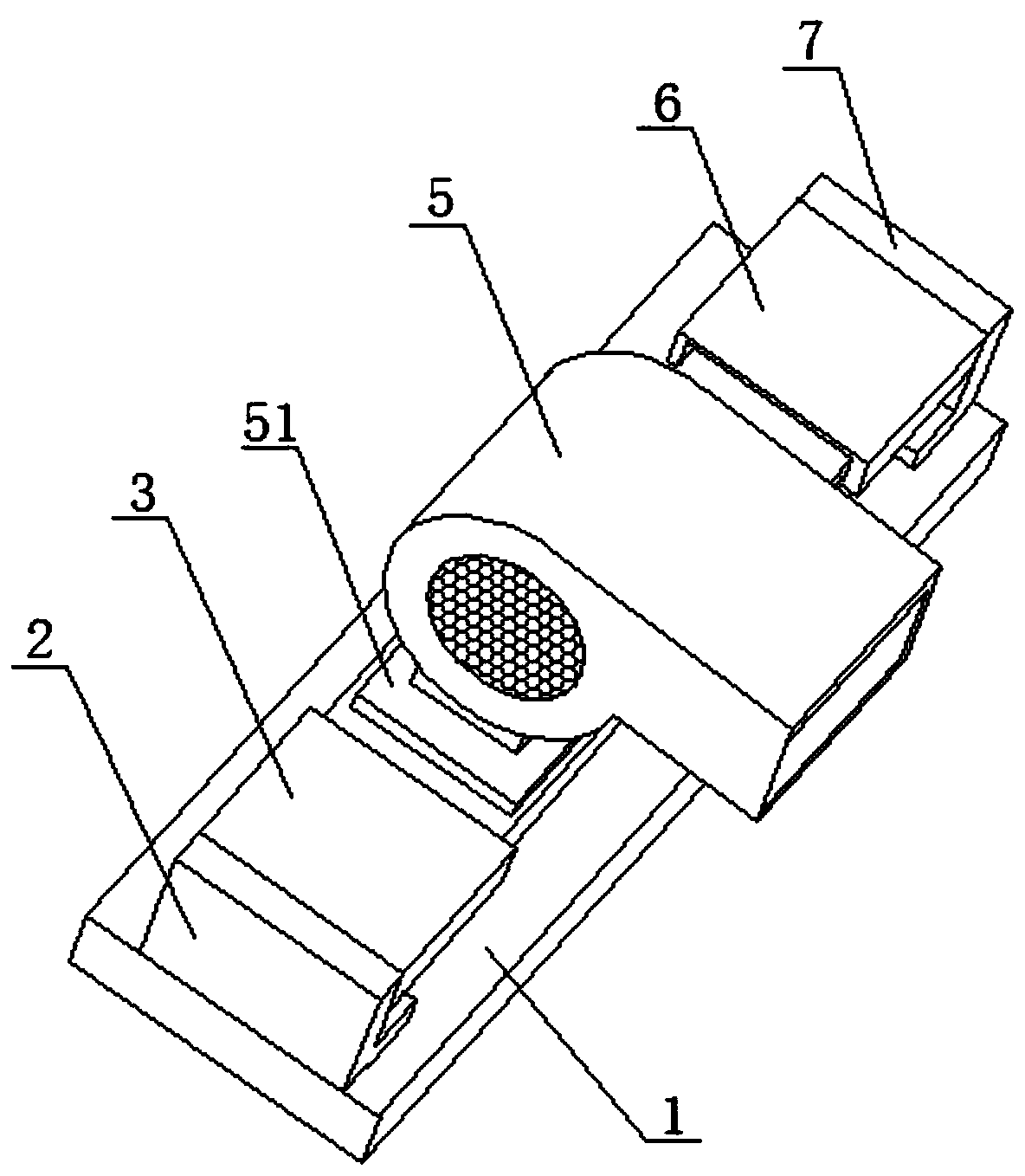 Fixing apparatus for motor of air duct type air conditioner