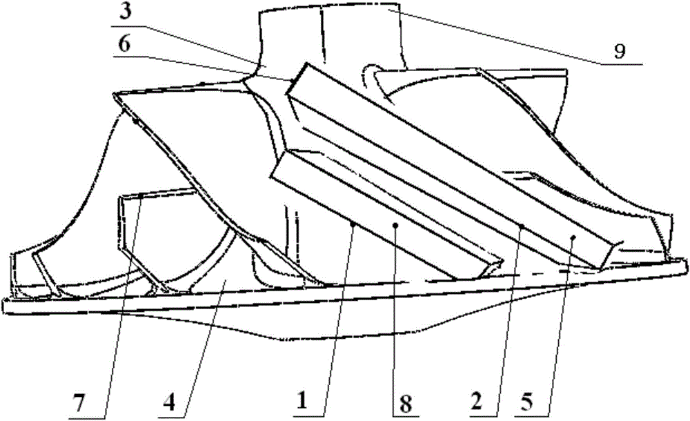 Casting method for compression impeller