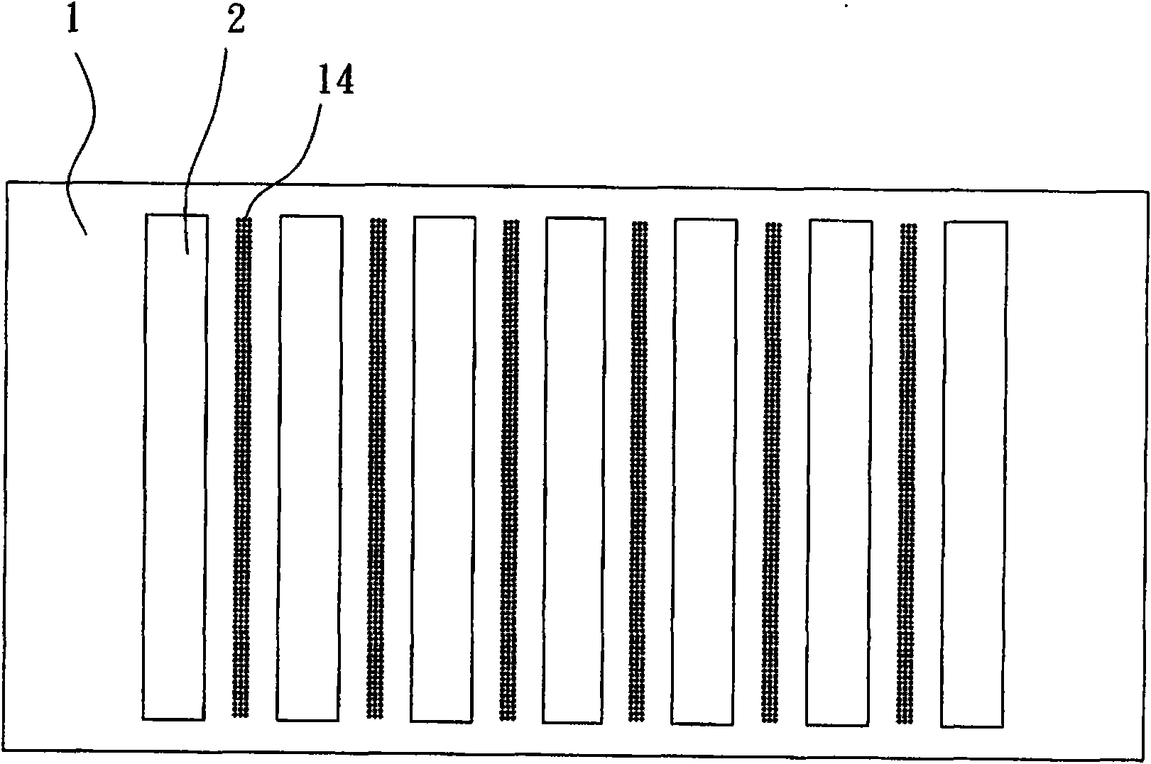 Structure for improving dark bands of backlight module and method thereof