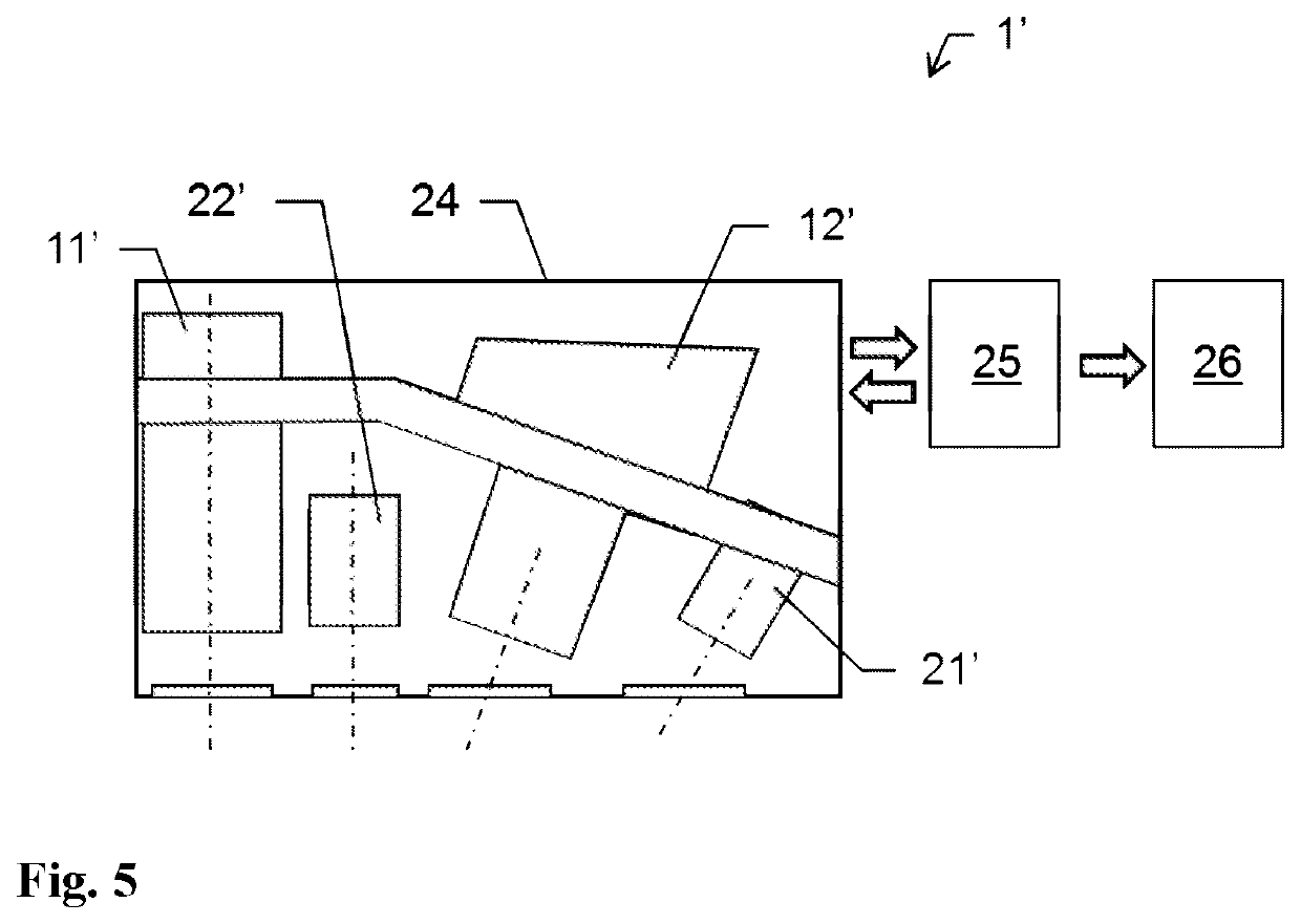 Optical sensor with overview camera