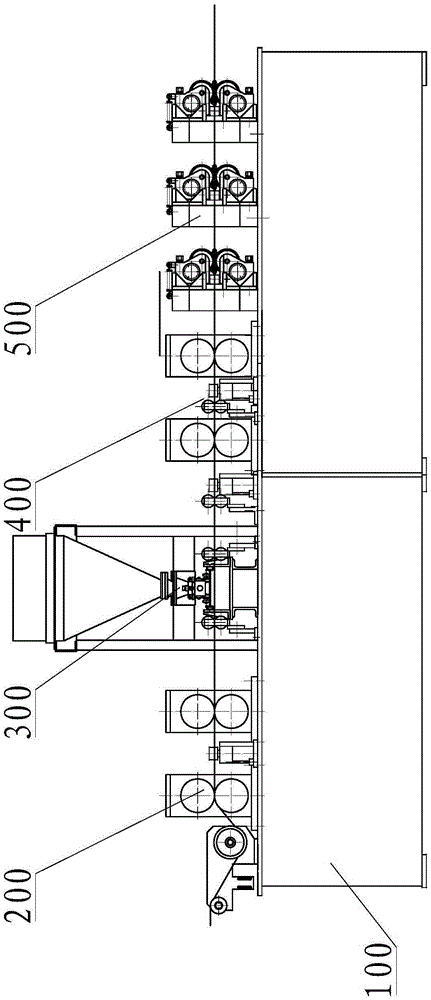 Flux cored wire forming machine