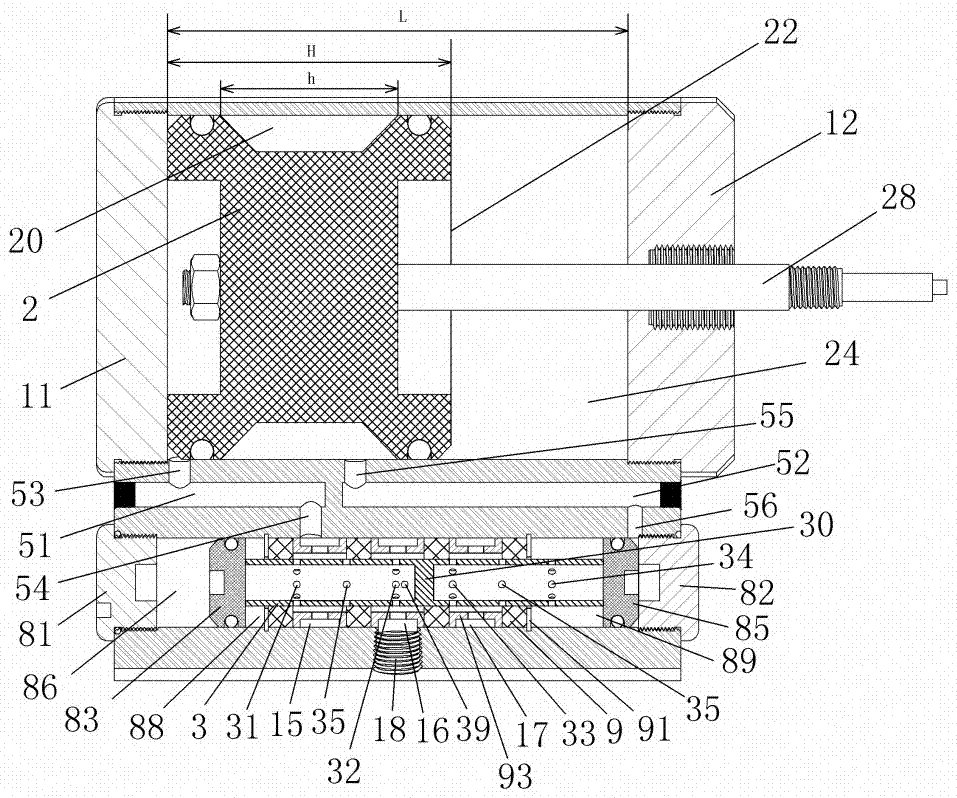 Reciprocating pump with fluid source power control switching single plunger