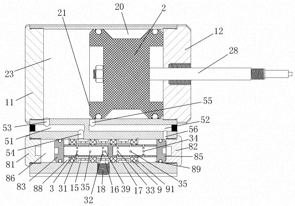 Reciprocating pump with fluid source power control switching single plunger