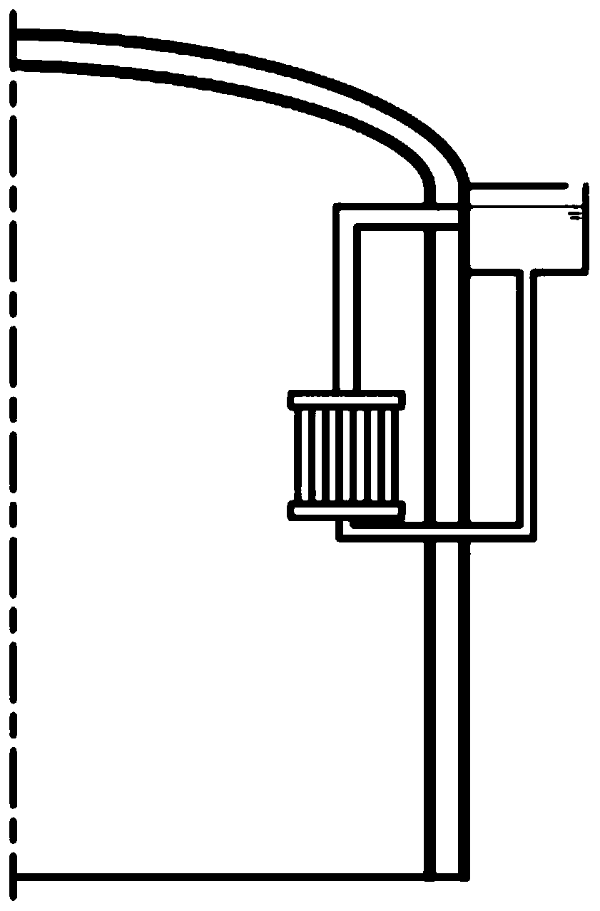 Interdimensional Coupling Method for Passive Containment Waste Heat Removal System of PWR