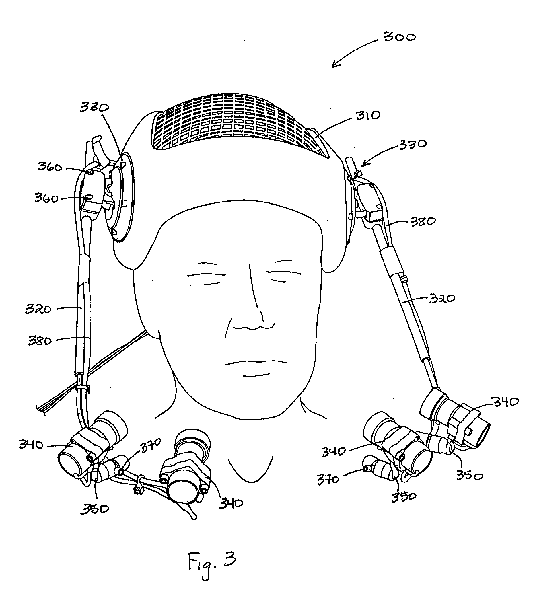 Mounting and bracket for an actor-mounted motion capture camera system