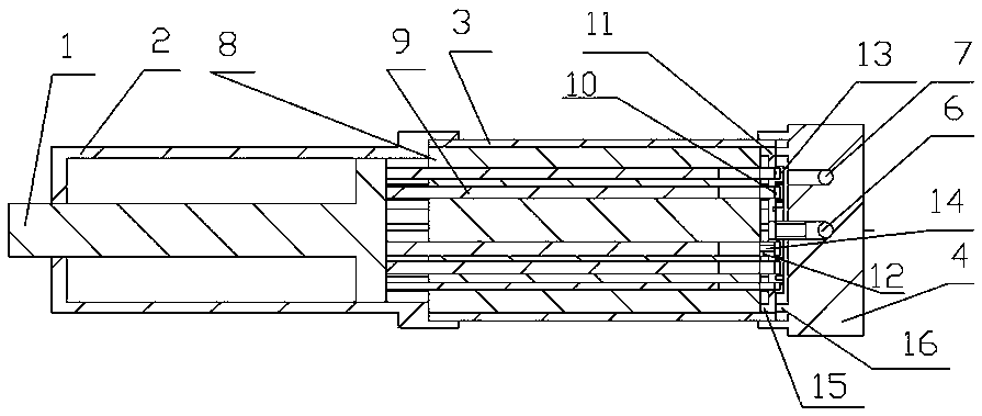 A hydraulic cylinder with variable effective area