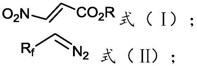 Preparation method of 3-fluoroalkyl-1H-pyrazole-4-formic ester