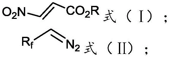 Preparation method of 3-fluoroalkyl-1H-pyrazole-4-formic ester