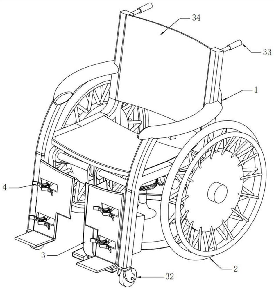 Cerebral stroke balance rehabilitation training device based on nonlinear fluid