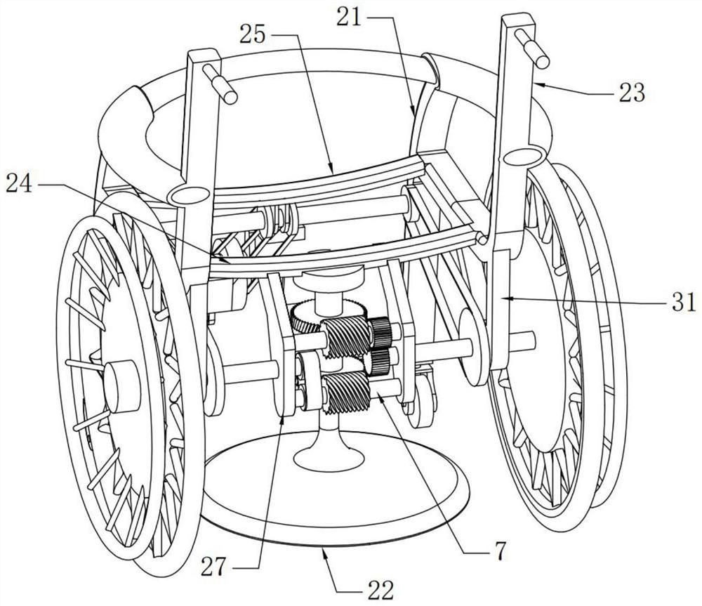 Cerebral stroke balance rehabilitation training device based on nonlinear fluid