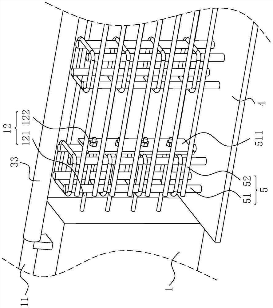 Connecting structure of bridgehead transition section concrete anti-collision guardrail and corrugated steel guardrail, and construction method thereof