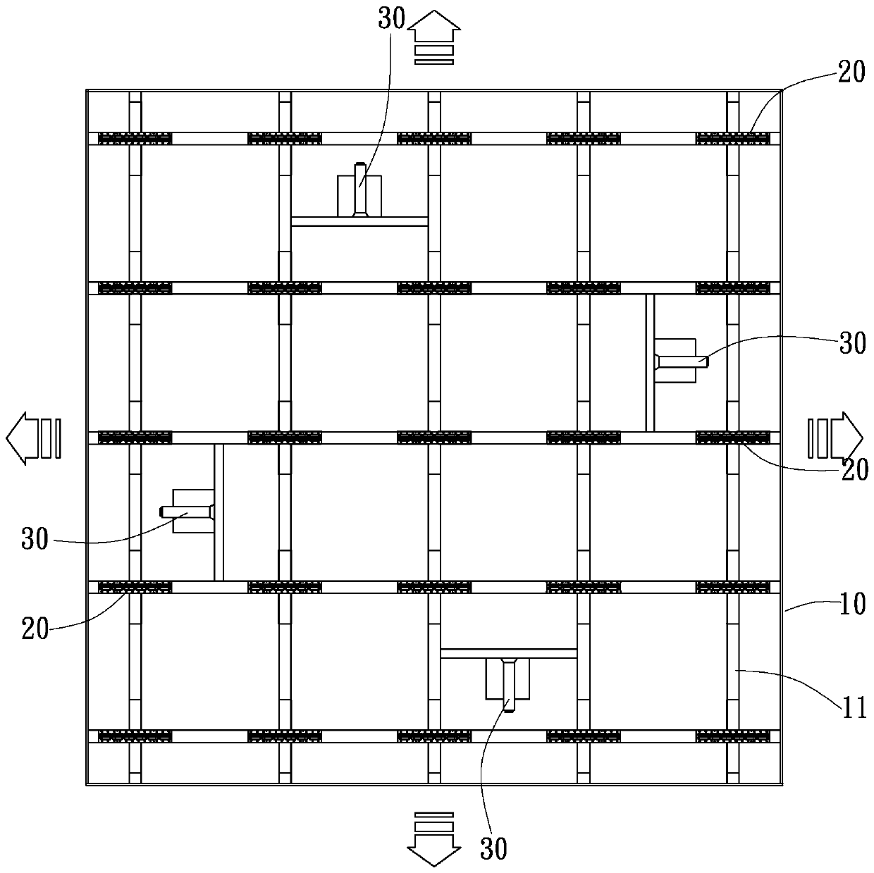 Earthquake-free structure for building