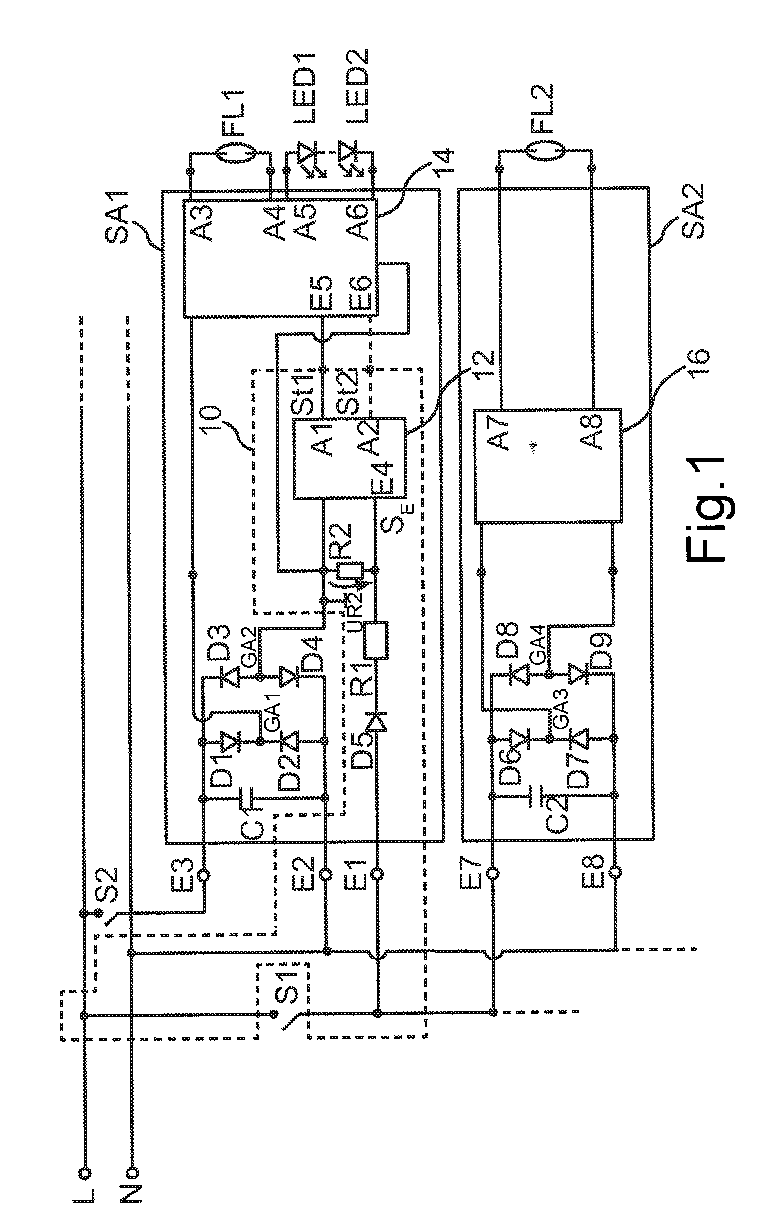 Control Apparatus for a Circuit Arrangement for Operating a Light Source, as well as a System Comprising a Circuit Arrangement and a Circuit Arrangement, as well as a Method for Operating a Light Source