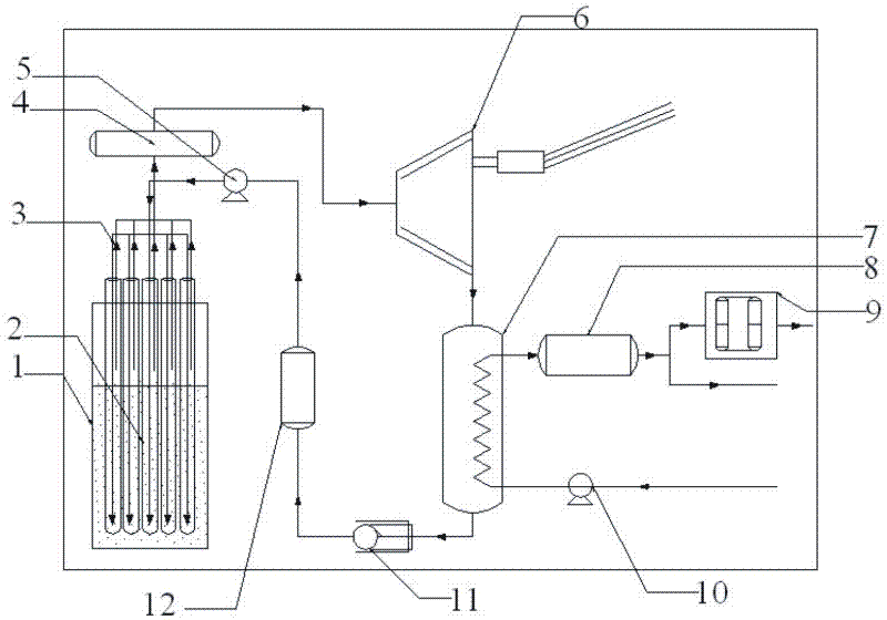 System applying medium of low boiling point into low and medium-temperature geothermal well for obtaining heat