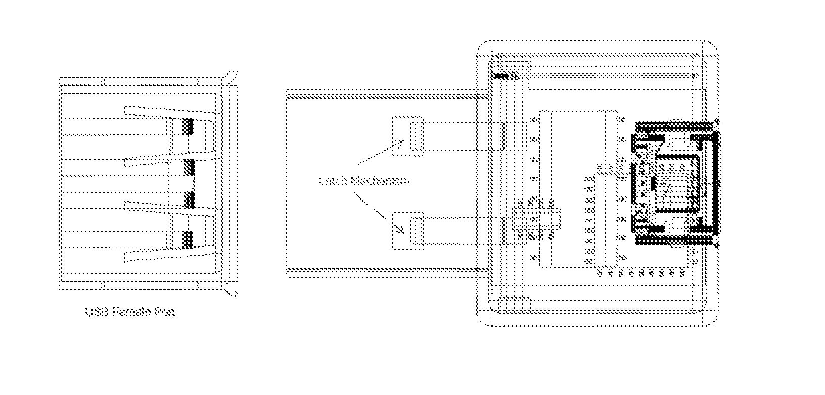 System and method for securing a computer port using shape memory alloys