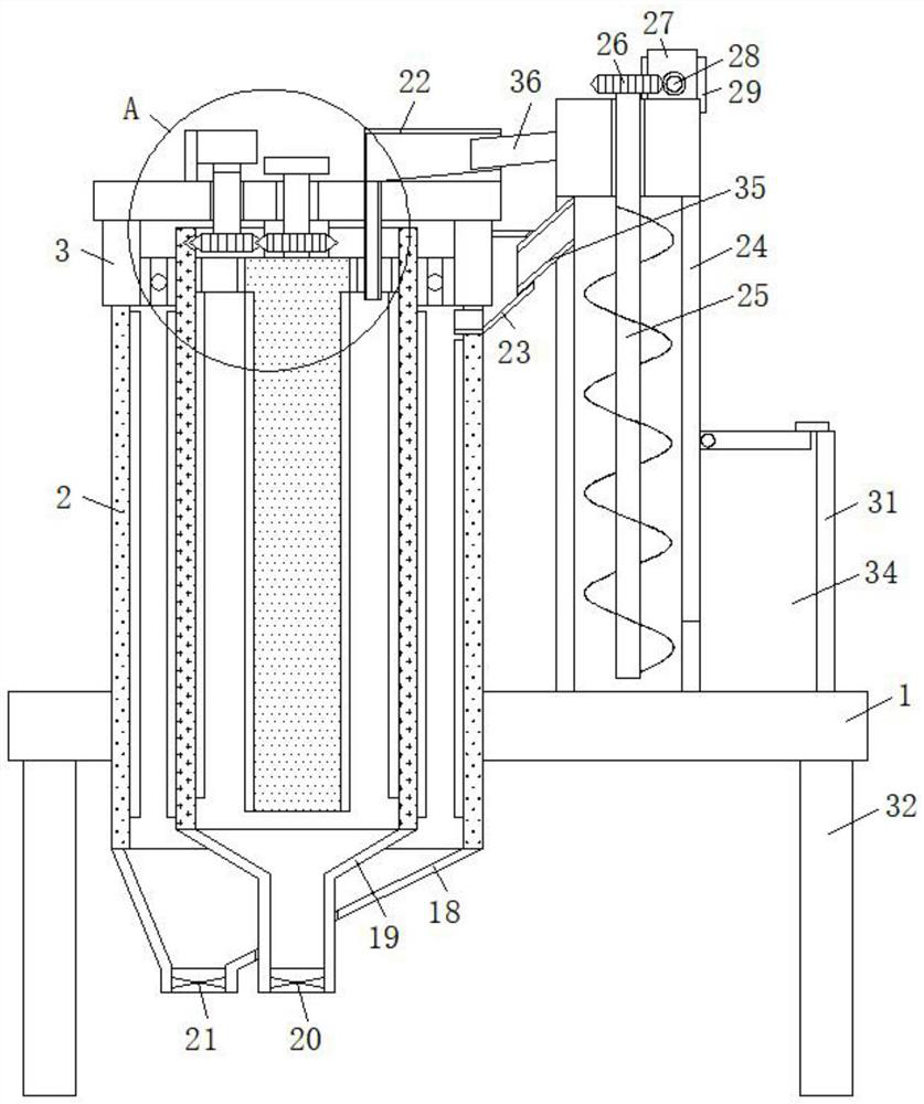 Grinding device for snakegourd seed processing