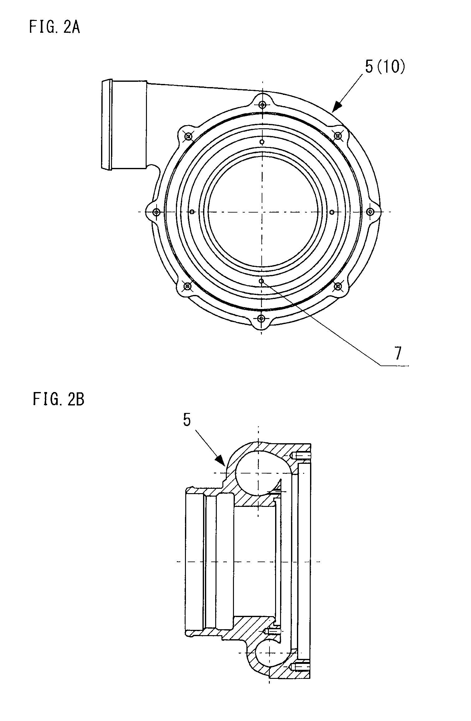 Centrifugal compressor having an asymmetric self-recirculating casing treatment