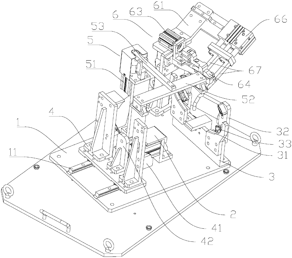 A clamping device for automobile muffler and its hook