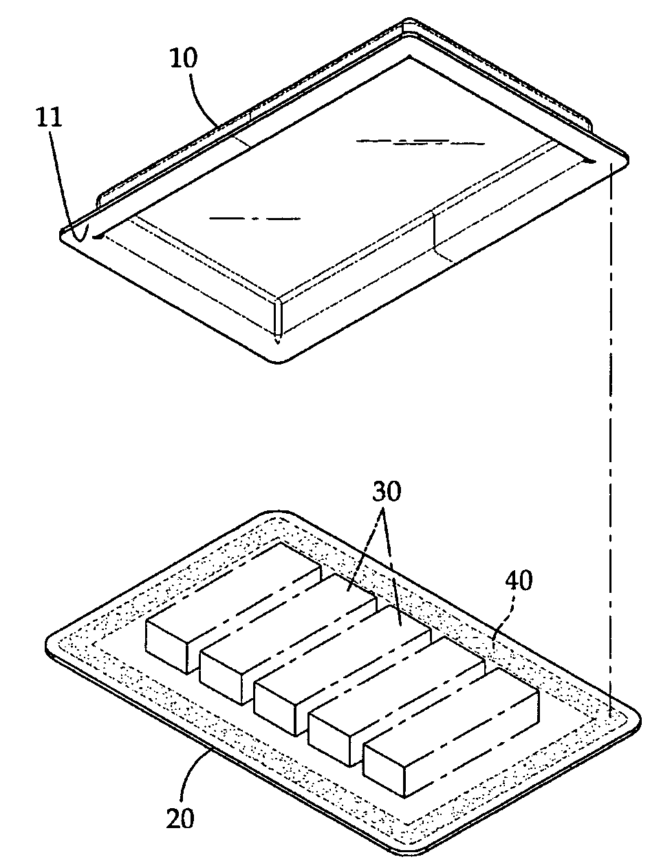 Corporate body of transparent resin and paper cover and adhesion method thereof