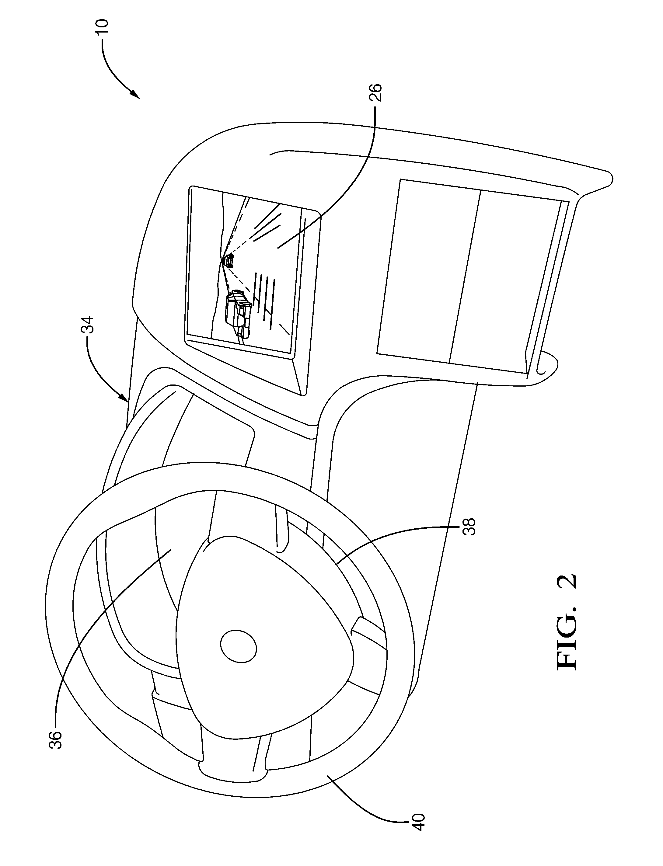 Electronic side view display system