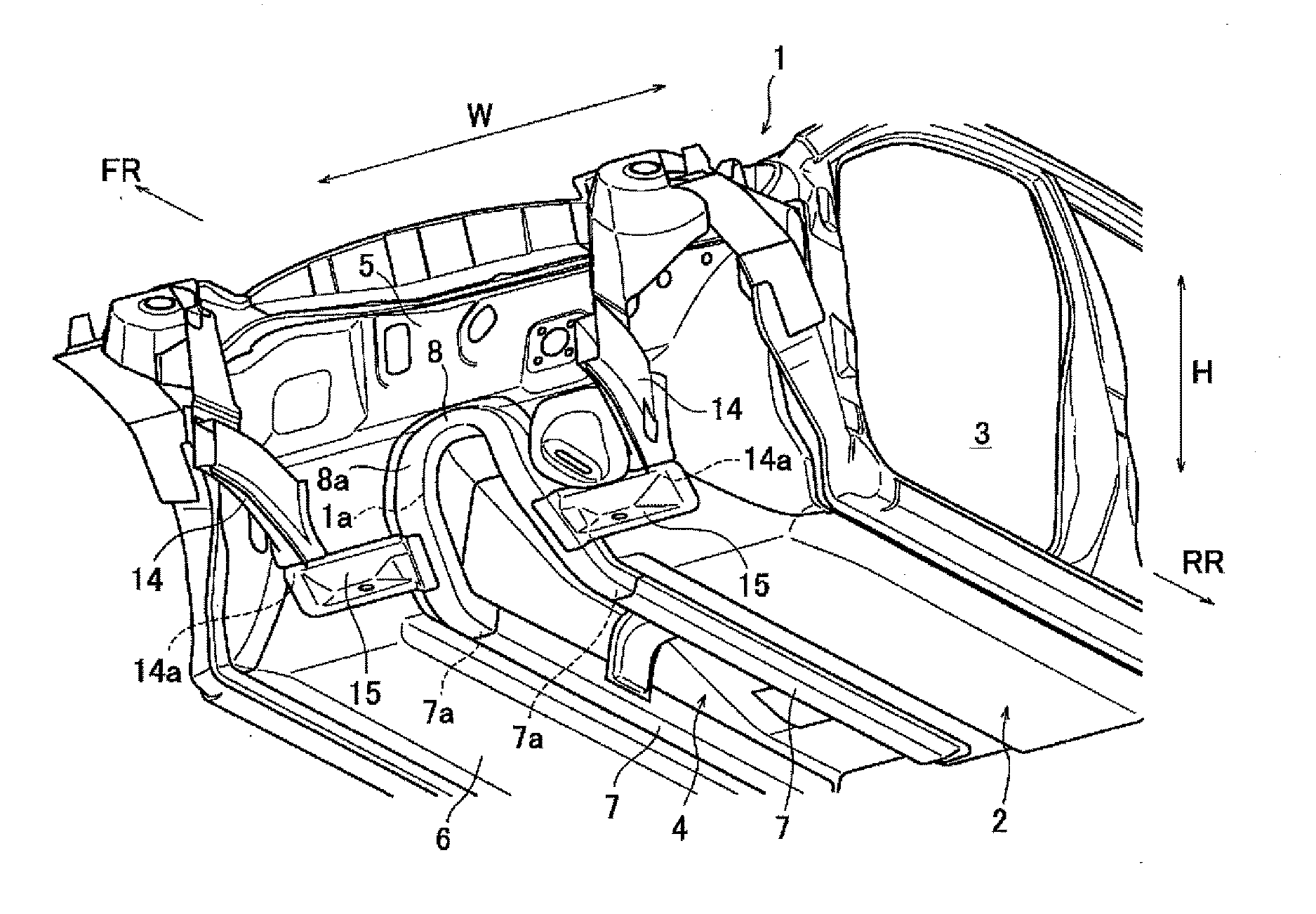 Vehicle body front section structure