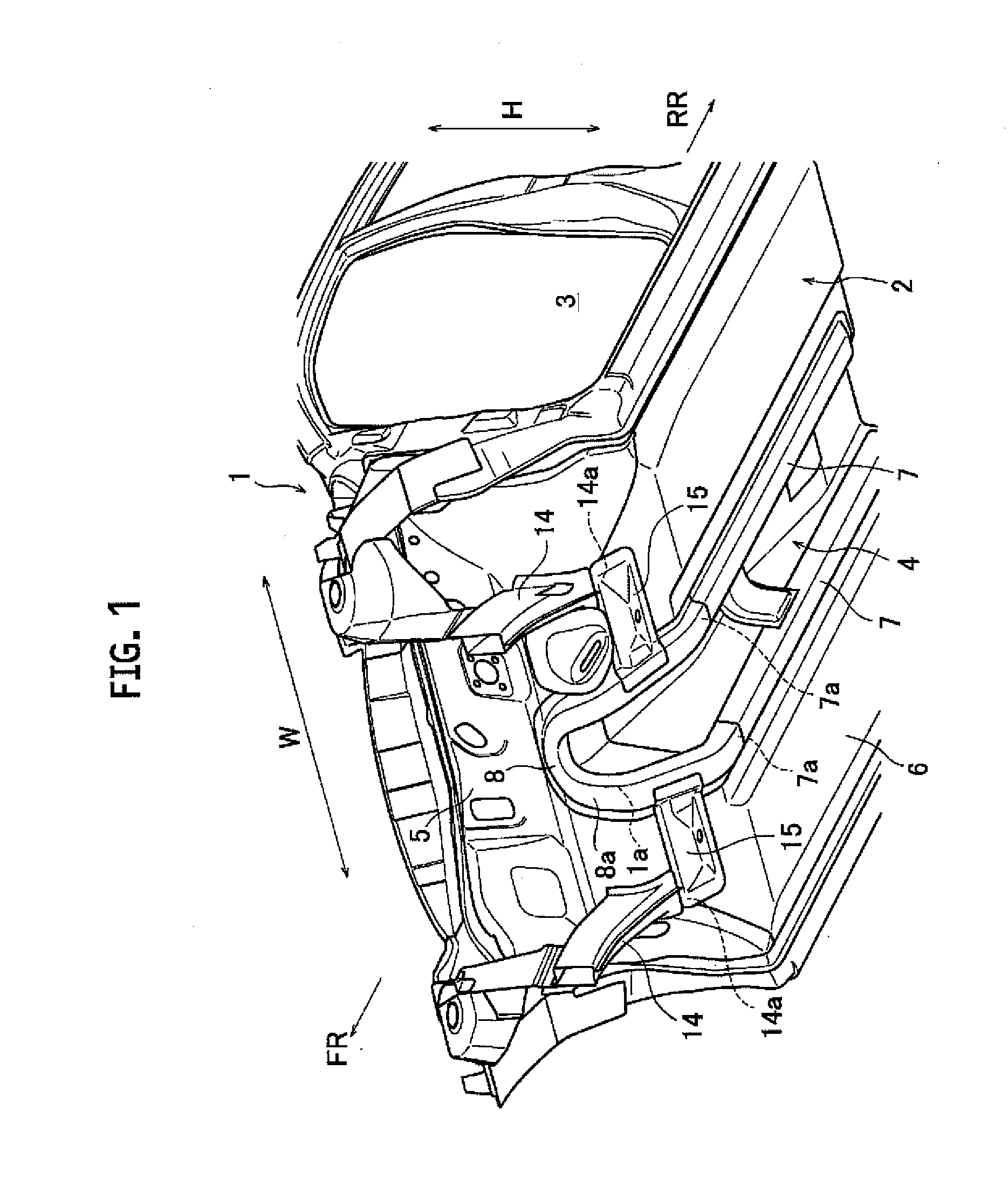 Vehicle body front section structure