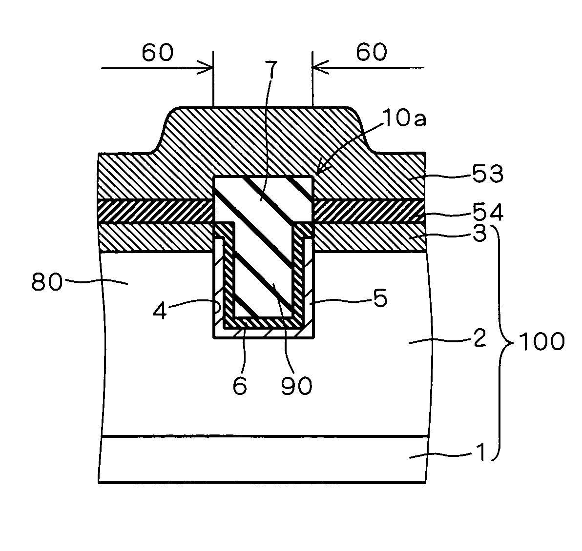Heterojunction semiconductor device with element isolation structure