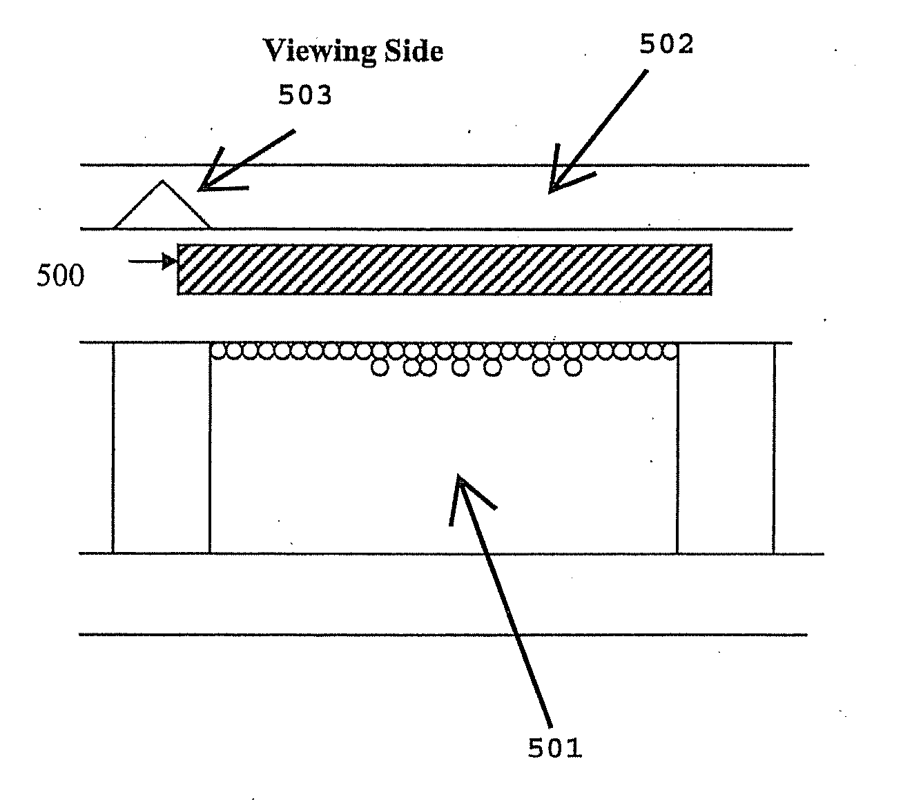 Display devices having micro-reflectors and color filters