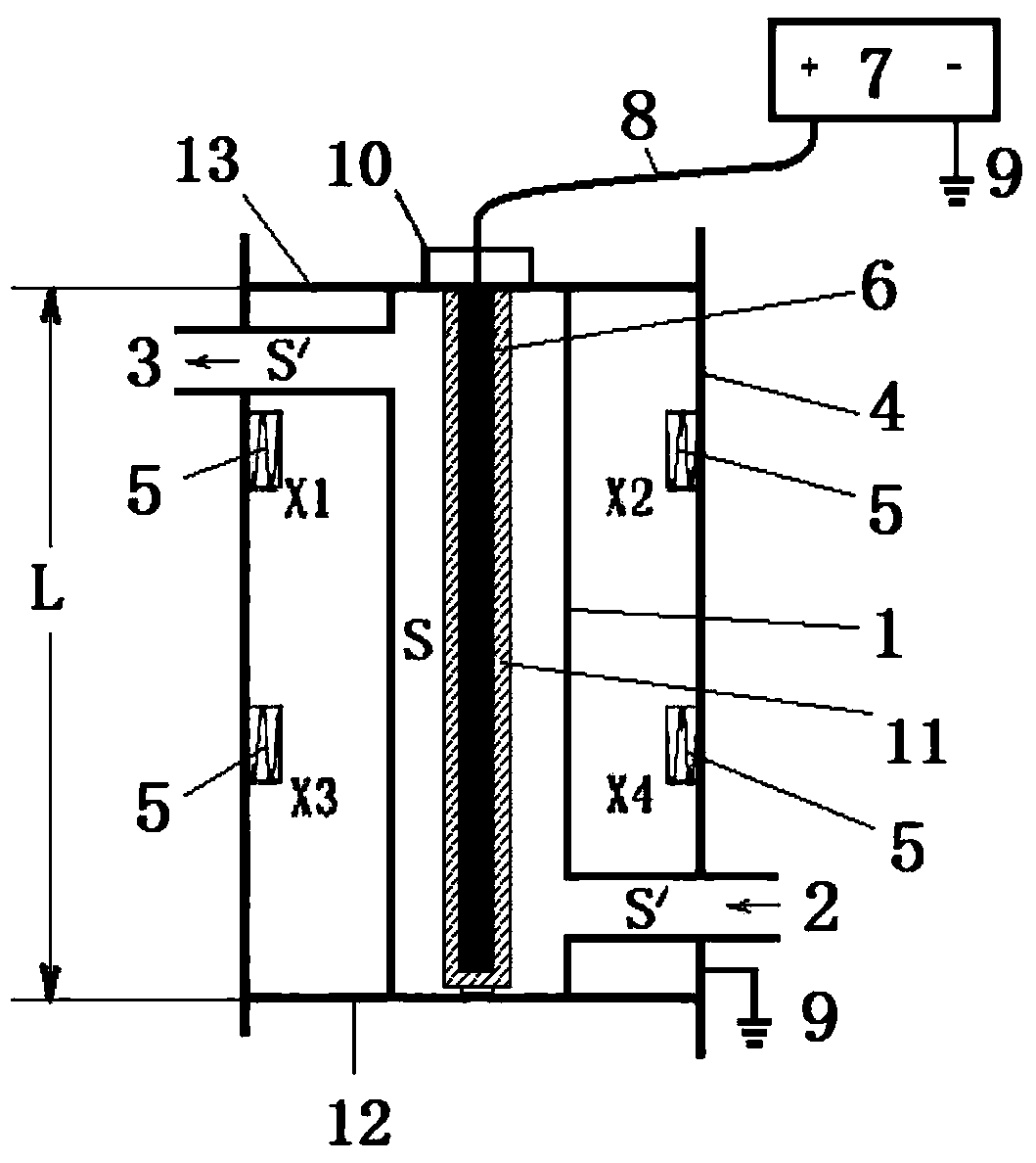 Magnetoelectric circulating cooling water anti-scaling processor provided with flow binding pipe
