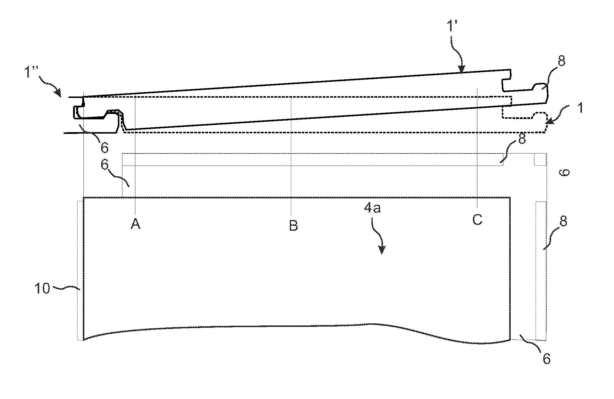 Mechanical locking of floor panels with vertical snap folding and an installation method to connect such panels