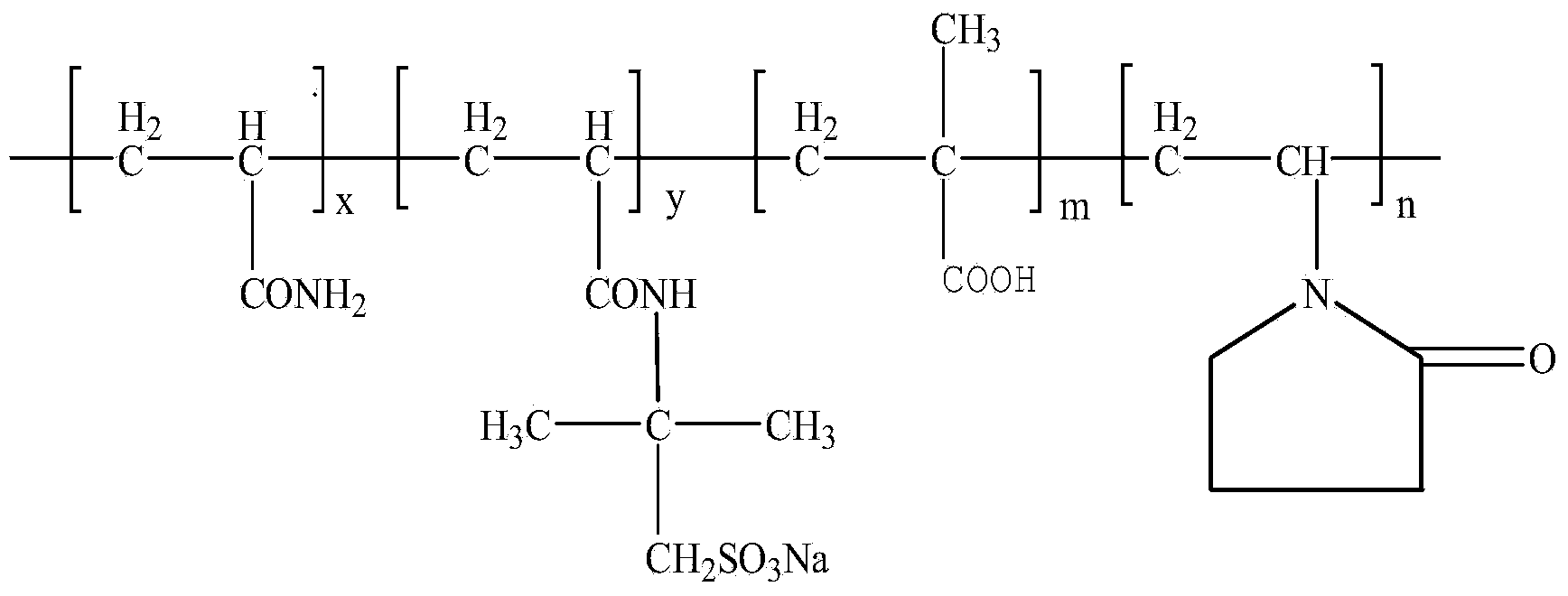 Modified acrylamide polymer fracturing fluid