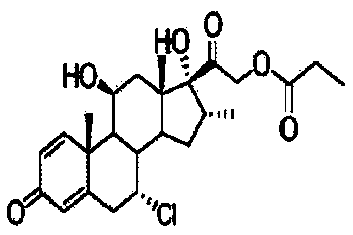 A kind of cream preparation containing aclomethasone dipropionate