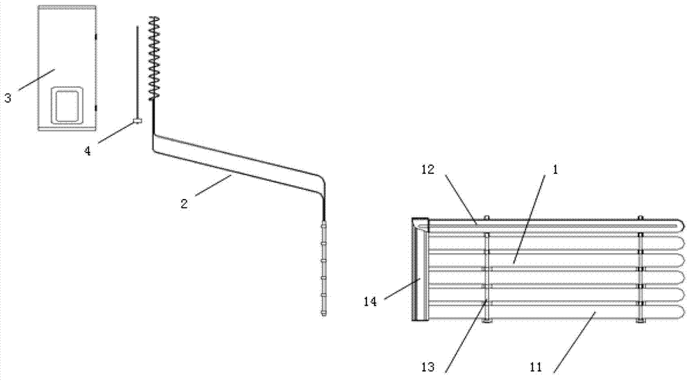 Split-type solar water heater