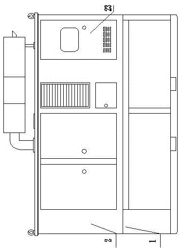 Low-noise oil-electric hybrid power supply and its implementation method