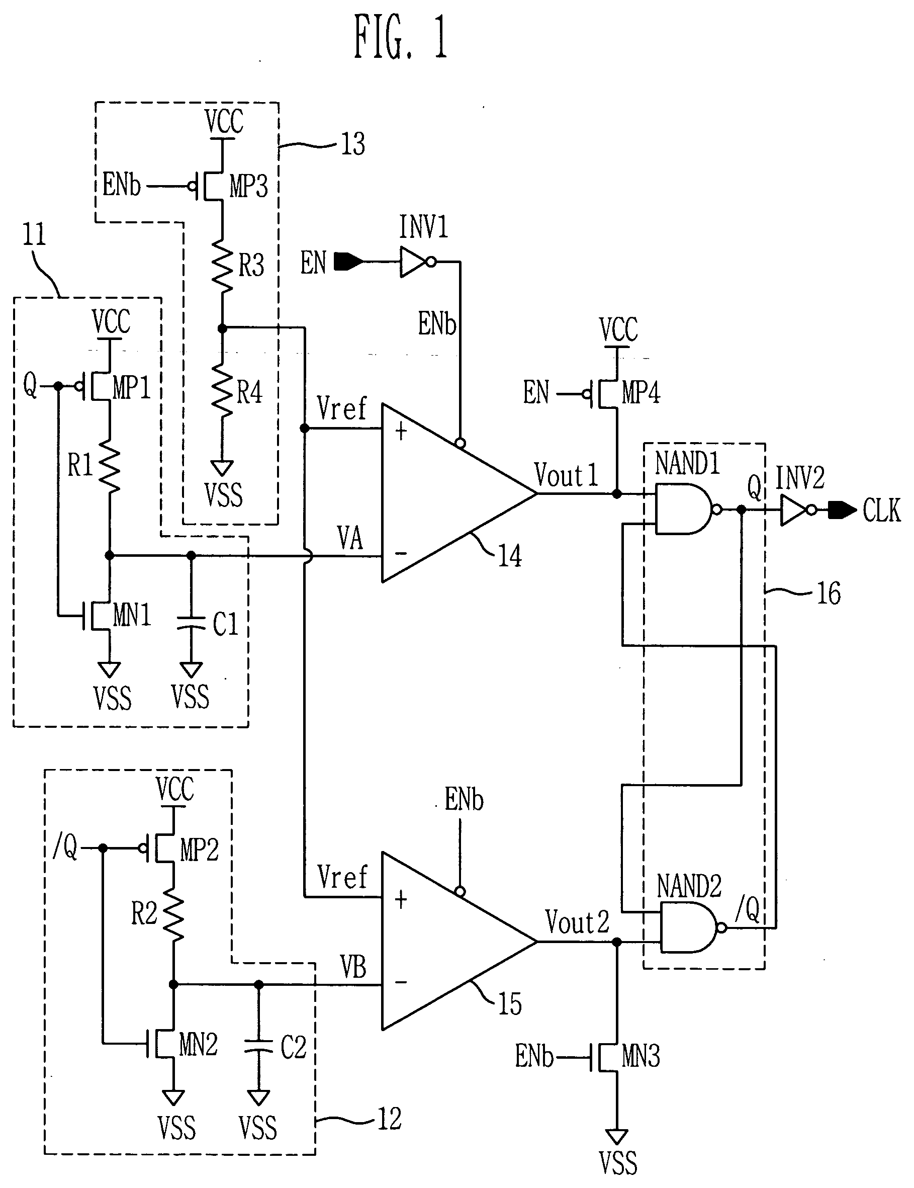 Oscillator of semiconductor device
