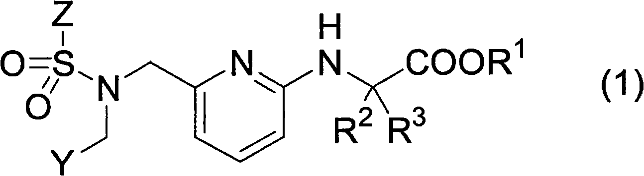 Pyridylaminoacetic acid compound