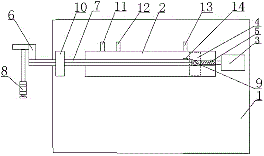 Diffusion entry-exit furnace automatic push-and-pull boat system apparatus