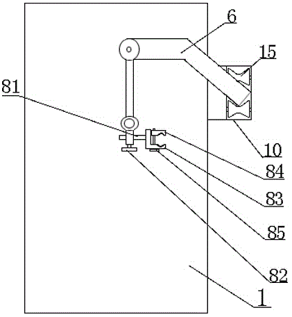 Diffusion entry-exit furnace automatic push-and-pull boat system apparatus