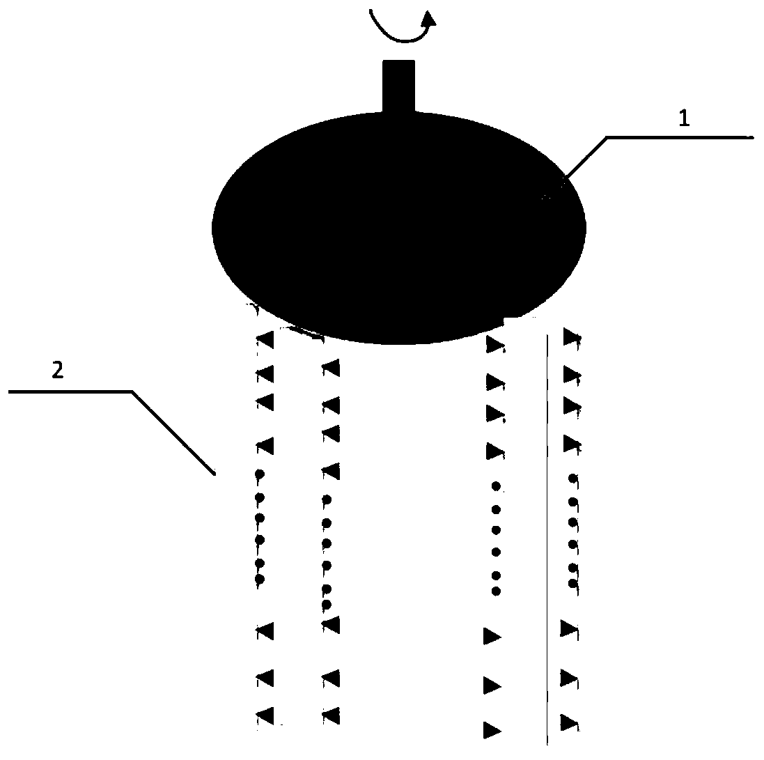 Security check device and method based on sparse array