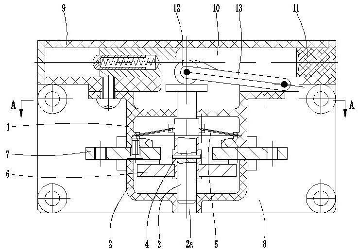 Electric automobile collision power-off switch trigger mechanism