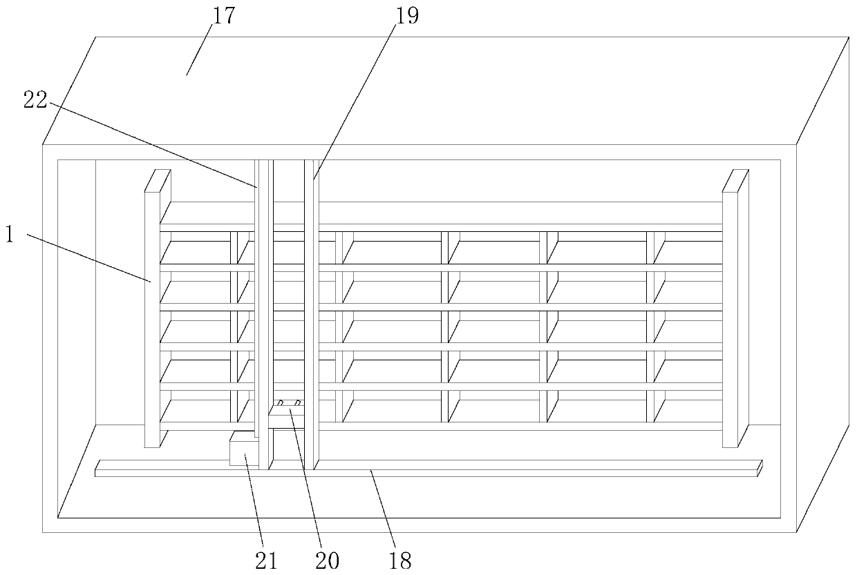 Stereoscopic warehousing equipment with stacker anti-collision alarming device