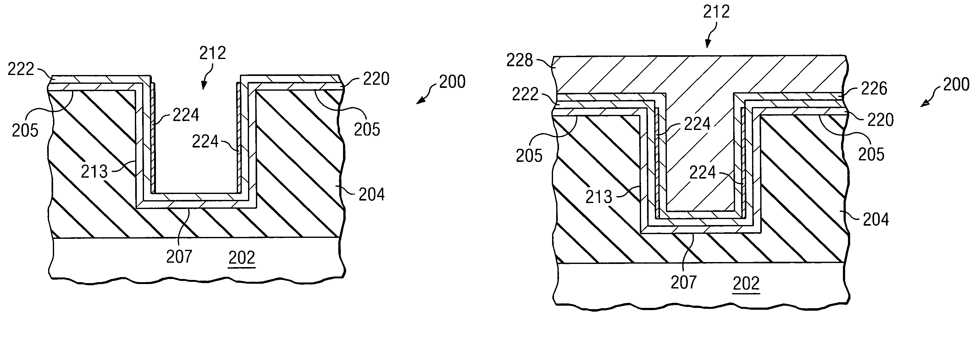 Barrier layer for conductive features