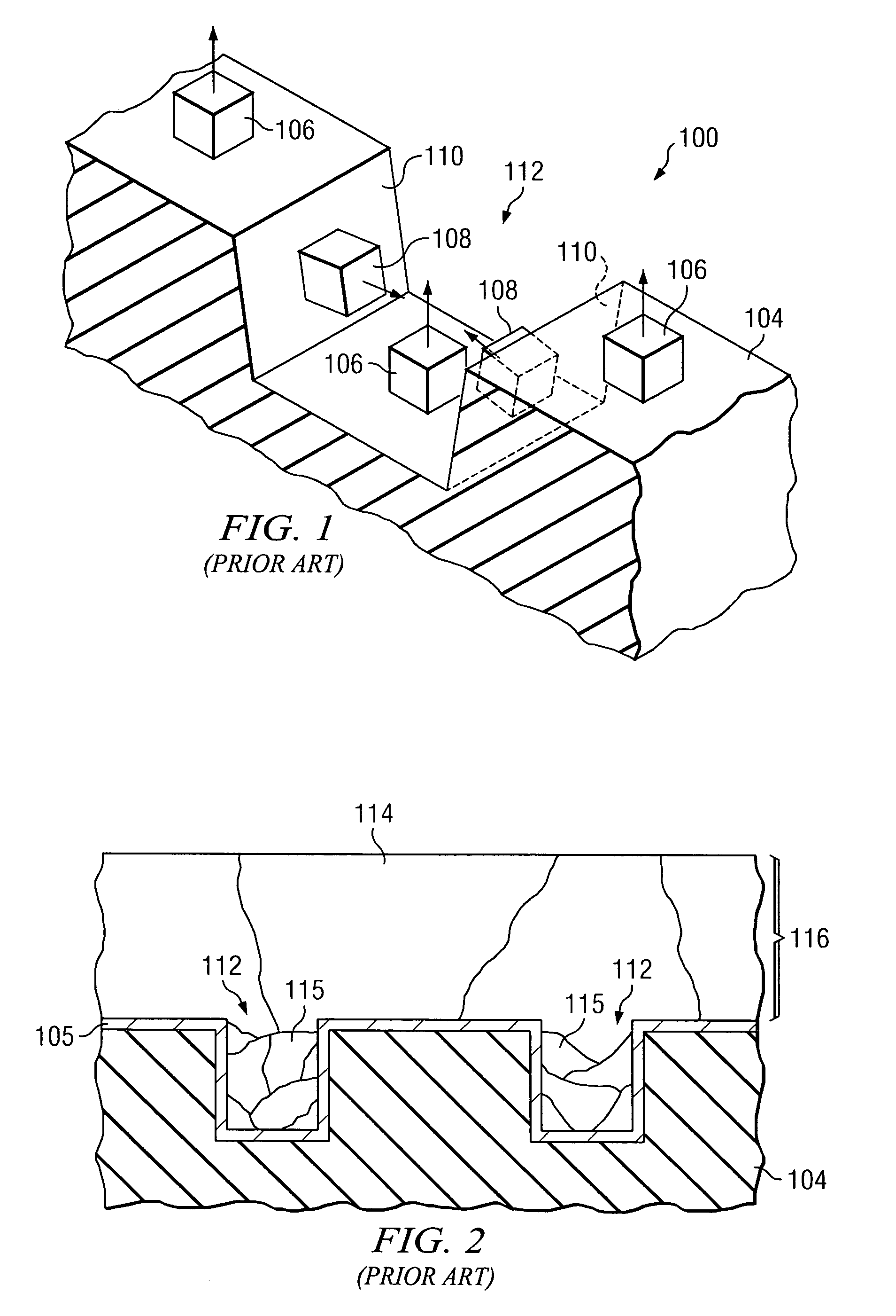 Barrier layer for conductive features